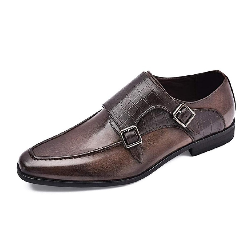 Men's Oxford Shoes Double Monk Strap